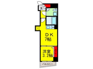 ルミノール北浜セレニテの物件間取画像